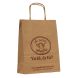 Bolsa de papel kraft 18x24x8 personalizada a 1 tinta