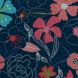 papel de regalo flor primavera azul