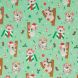 Papel de regalo Dulce Navidad Koala acabado estucado verde