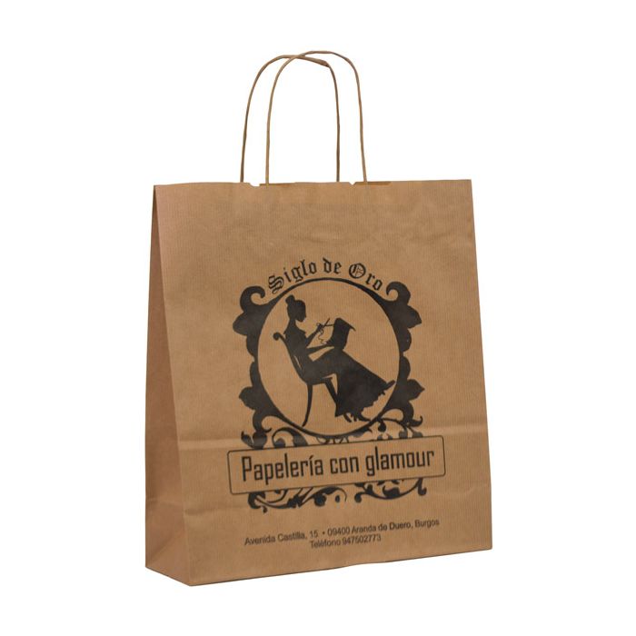 Bolsa papel 28x36x12 Papelería Siglo de Oro