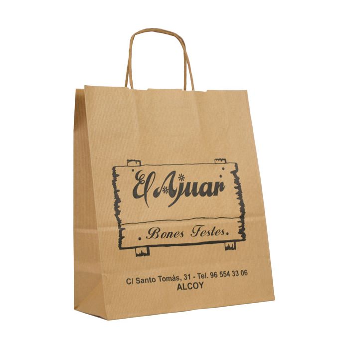 Bolsa papel 28x36x12 El Ajuar