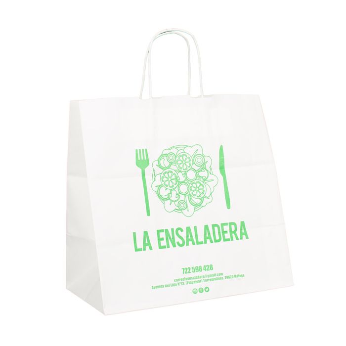 Bolsa papel 32x32x20 La ensaladera