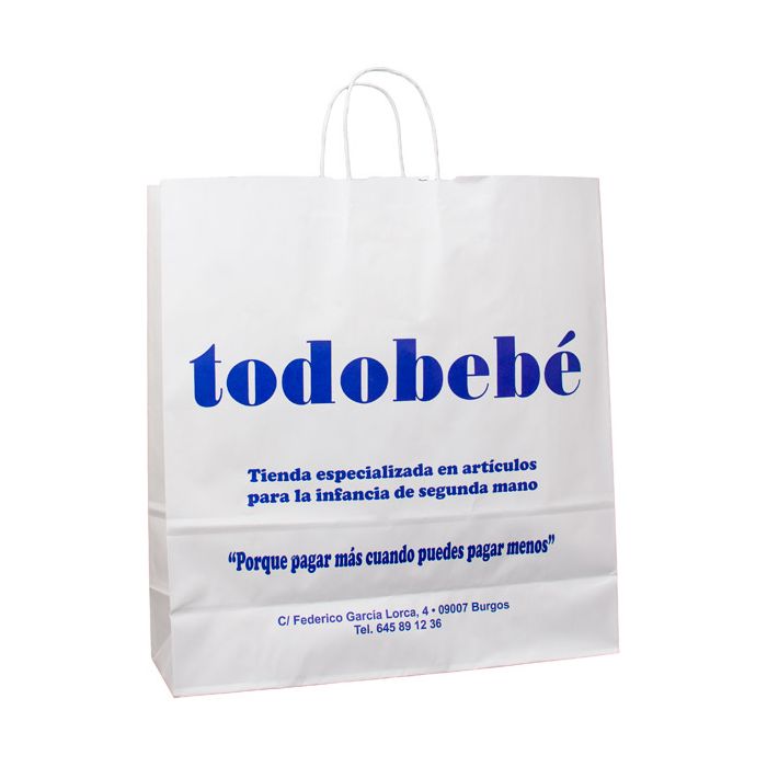 Bolsa papel 46x49x16 Todobebé segunda mano