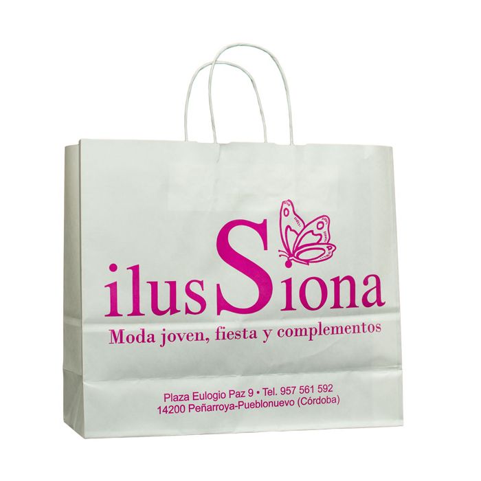 Bolsa papel 36x31x12 Ilussiona moda
