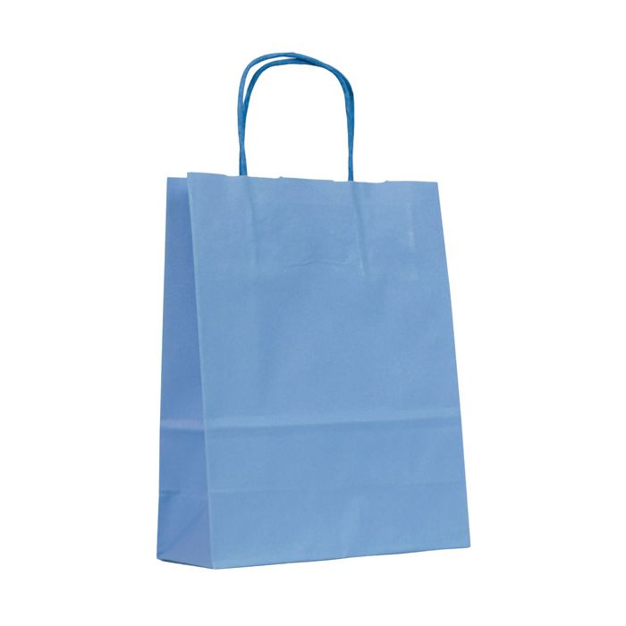 Bolsa papel azul claro  complementos
