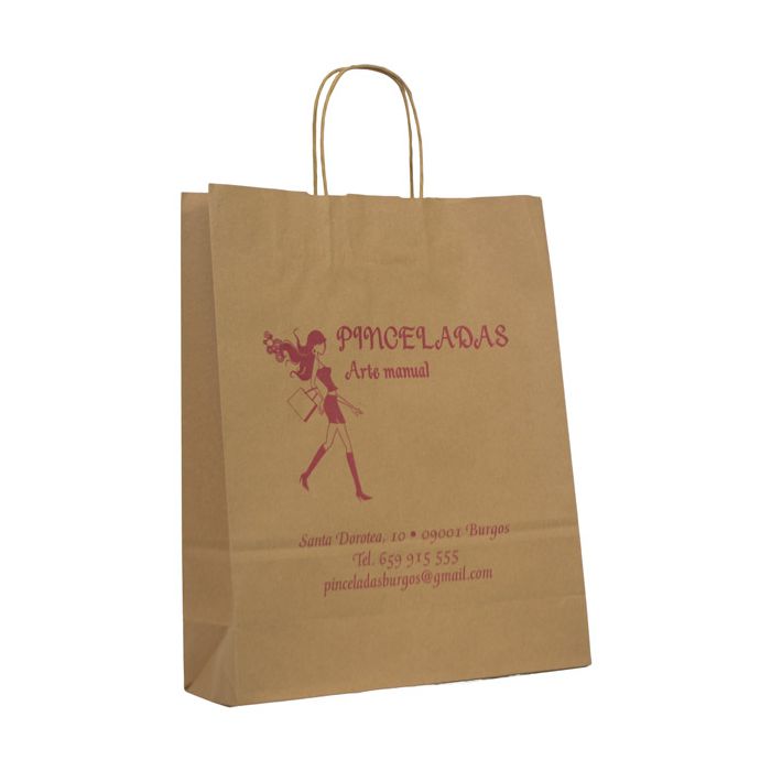 Bolsa papel Pinceladas