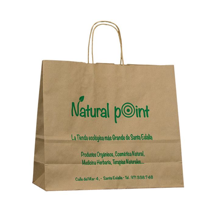 Bolsa papel 36x31x12 Natural Point