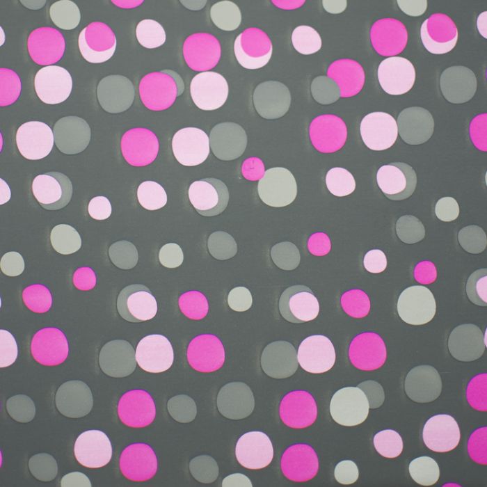 Papel de regalo Dots gris estucado