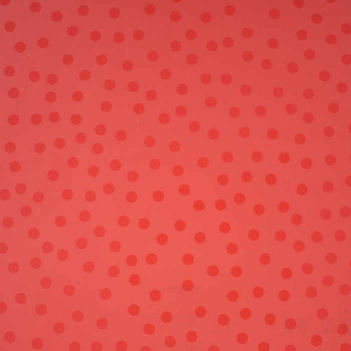 Papel de regalo Confetti rojo estucado