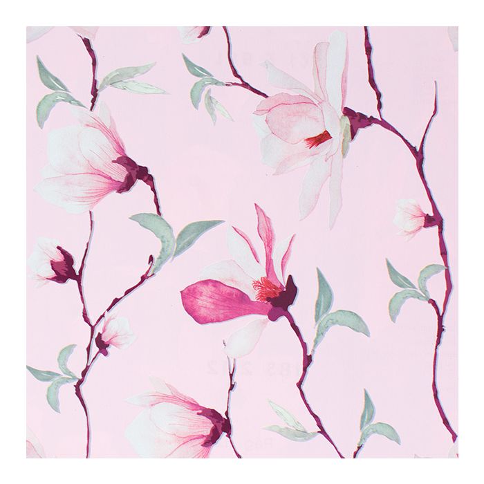 Papel de regalo Magnolia rosa estucado