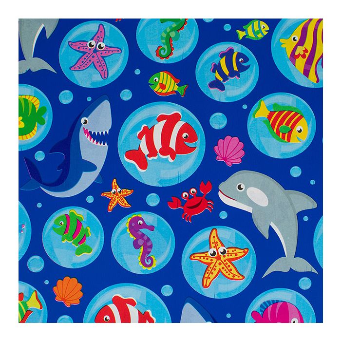 Papel de regalo Sea Estucado Azul