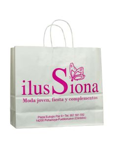Bolsa papel 36x31x12 Ilussiona moda