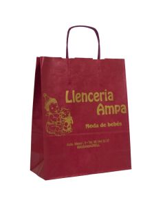 Bolsa papel 28x36x12  Llenceria Ampa
