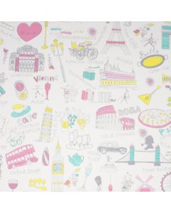 Monuments gift wrap paper