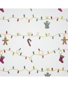 Papel de envolver Lights blanco brillo gofrado