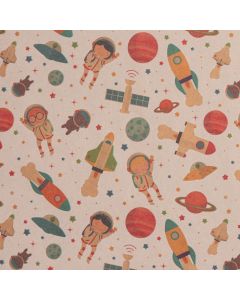 Papel de regalo Astronautas