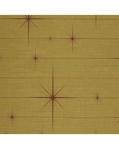 Papel metalizado oro estrellas navidad
