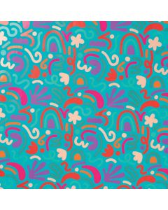 Papel de regalo Fiesta Abstracta – Estucado verde, bobina de 100 m