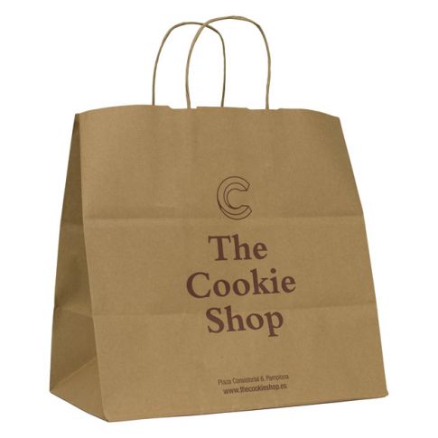 Bolsa papel 32x32x20 The cookie shop