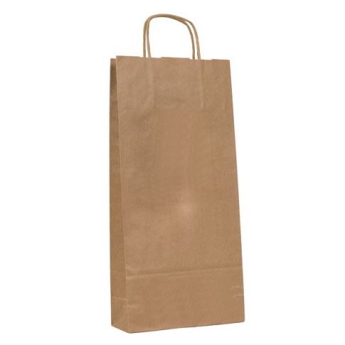 bolsa papel karft botellas