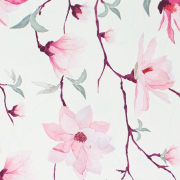 Papel de regalo Magnolia estucado blanco
