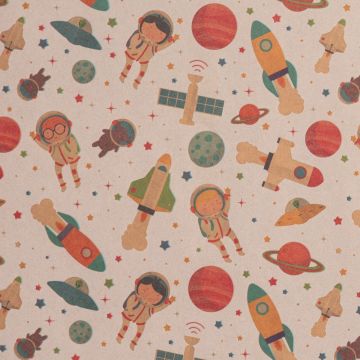 Papel de regalo Astronautas