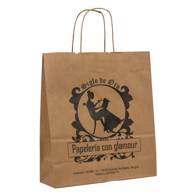 Bolsa papel 28x36x12 Papelería Siglo de Oro