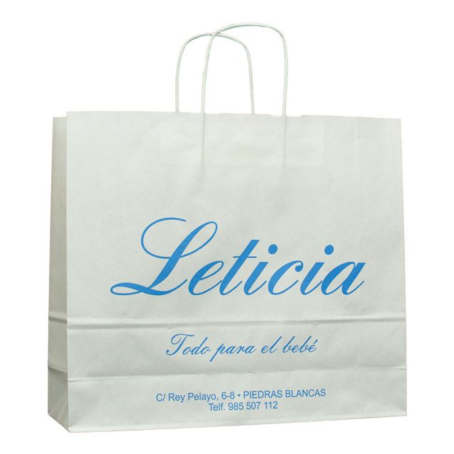 Bolsa papel 42x36x12 Leticia todo para el bebé