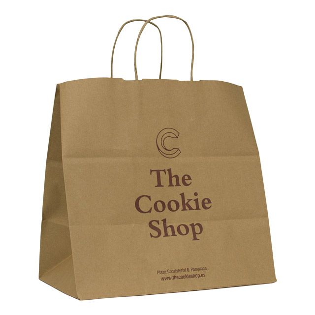 Bolsa papel 32x32x20 The cookie shop