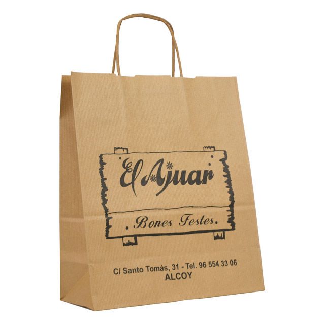 Bolsa papel 28x36x12 El Ajuar