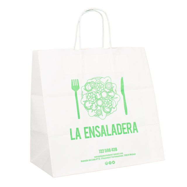 Bolsa papel 32x32x20 La ensaladera