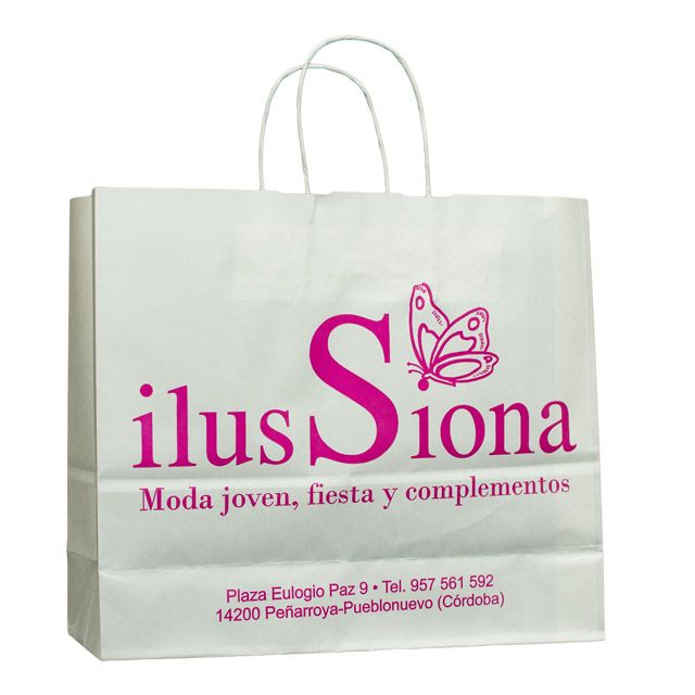 Bolsa papel 36x31x12 Ilussiona moda
