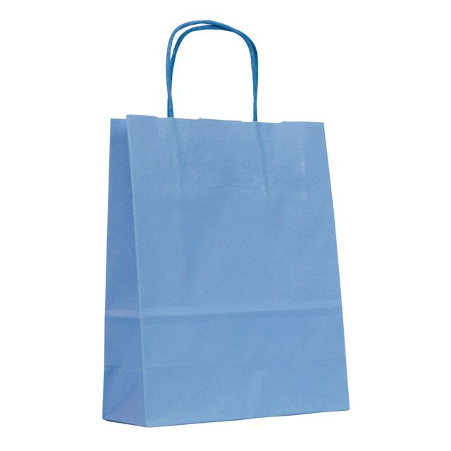 Bolsa papel azul claro  complementos