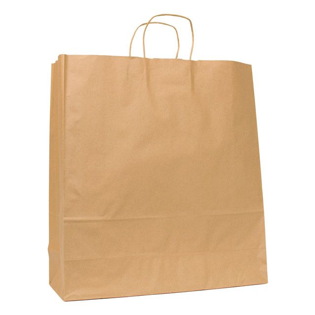 Bolsa de papel anónima kraft 46x49x16