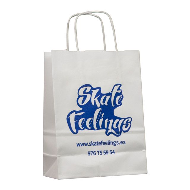 Bolsa papel 18x24x8 skate Feelings