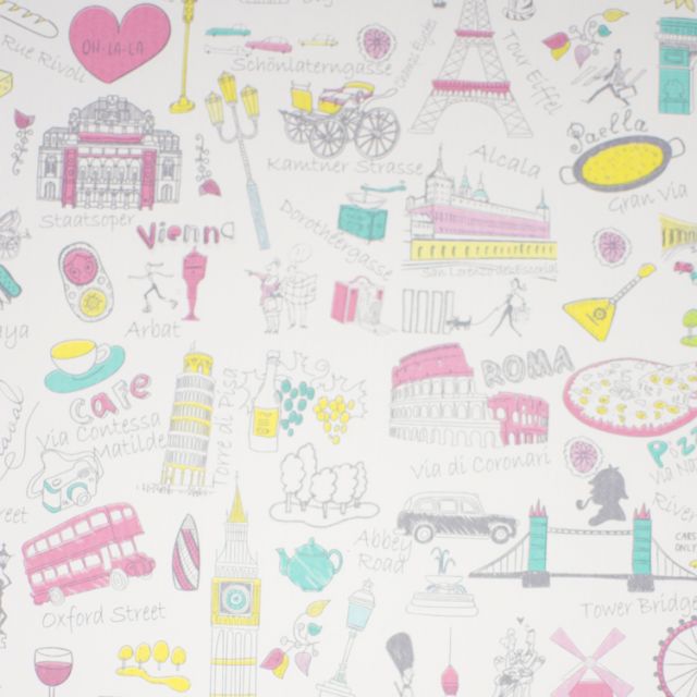 Papel de envolver Monuments colores kraft reciclado