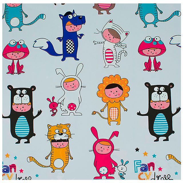 Papel de regalo Fancy Dress Gris estucado