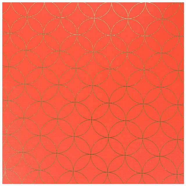 Papel de regalo Líneas Geometricas rojo metalizado
