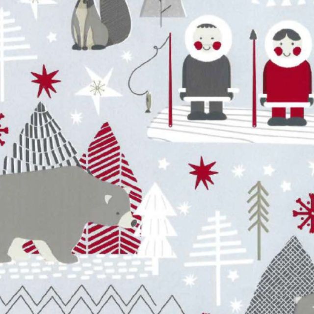 Papel de regalo Invierno Polar